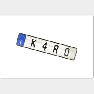 Karo - License Plate Posters and Art